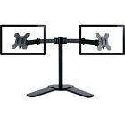DOUBLE DUAL DISPLAY COMPUTER MONITOR ARM MOUNT DESK STAND 13-32