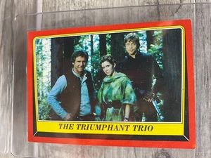 Topps Star Wars 1983 Return of the Jedi #128 The Triumphant Trio - Picture 1 of 2