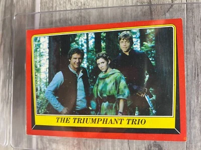 Topps Star Wars 1983 Return of the Jedi #128 The Triumphant Trio - Image 1 of 2
