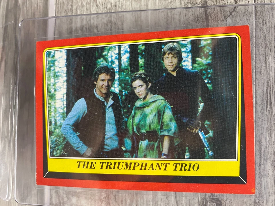 Topps Star Wars 1983 Return of the Jedi #128 The Triumphant Trio - Image 1 of 2
