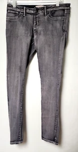 21 Denim Straight Leg Gray Jeans with White stitching Size 29 Stretch - Picture 1 of 4