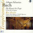 Johann Sebastian Bach L'art De La Fugue (Cd)