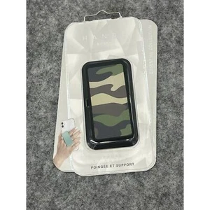 Handle Stick Cell Phone Grip & Stand Essential Collection Green Camouflage - Picture 1 of 4