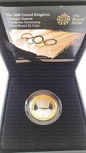 2008 £2 Silver Proof ' Olympic Games Handover Ceremony To London 'Two Pound Coin - Picture 1 of 8