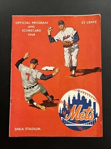 1968 New York Mets Official Program And Scorecard - Picture 1 of 2