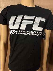 UFC Ultimate Fighting Championship Mens Authentic T-Shirt - CHROME LOGO - Small - Picture 1 of 3