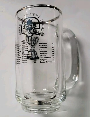 CFL Grey Cup Beer Stein/ Glass (1969)  - Image 1 of 4