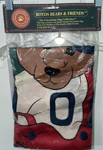 Boyds Bears & Friends, Flag “Homer The Baseball Bear” 28”x40” NIP - Picture 1 of 3