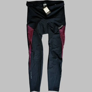 Santic Gina Black & Pink Women Padded Cycling Pants, 2XL - New - Picture 1 of 3