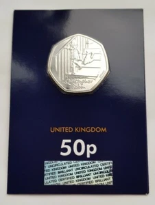 2020 Royal Mint Christopher Robin 50p Fifty Pence Coin BU Change Checker Card - Picture 1 of 4