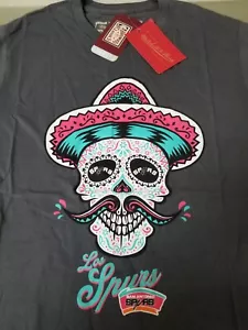 New Mitchell & Ness Mens NBA San Antonio Spurs Ofrenda T-Shirt. - Picture 1 of 5