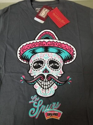 Nueva camiseta Mitchell & Ness para hombre NBA San Antonio Spurs Ofrenda. Foto 1 de 4