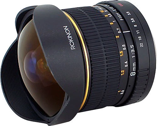 Rokinon 8mm t/3.8 Aspherical Lens For Canon