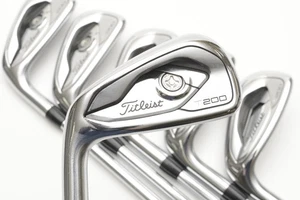 [LEFTY] 6Pcs Titleist T200 2019 5-6-7-8-9-P Iron set N.S.Pro Zelos8 FLEX S Irons - Picture 1 of 10