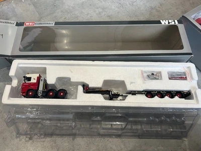 WSI 1:50 Wagenborg DAF XF 6x4 + 4 achs semi lowloader - Bild 1 von 3