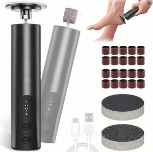 Removedor eléctrico de callos para pies, herramienta lijadora de uñas amoladora de limas de pies 2 en 1 con... - Imagen 1 de 7