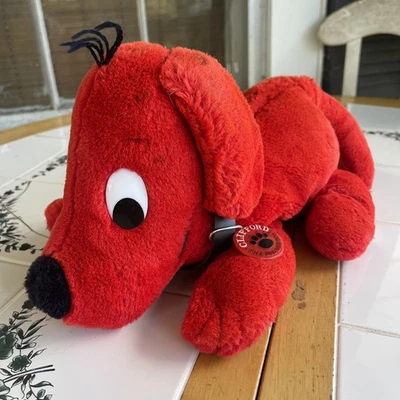 Peluche Clifford El Gran Perro Rojo Marioneta de Mano Norman Bridwell Dakin De Colección 1991 Foto 1 de 4