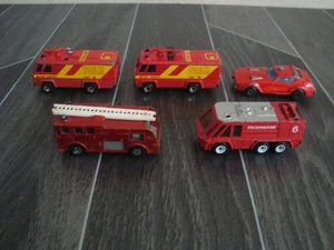 5 x Feuerwehrmodelle ( 4 Matchbox / 1 Siku ) - Bild 1 von 4