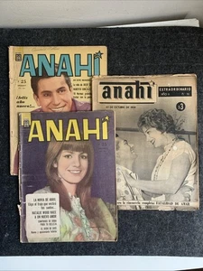 Lot of 3 : Anahi Magazine / Revista : (Spanish - 1950s, 1960s) : GC - Imagen 1 de 8