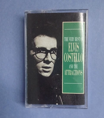 Elvis Costello and The Attractions The Very Best of Cassette Tape VIntage - Image 1 of 2