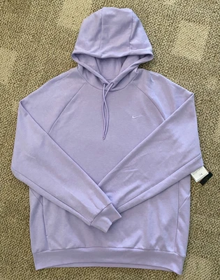 Nike Hoodie Shirt Top UV Pullover Versatile Premium Knit FZ0969-515 $80 Men's L - Image 1 of 4