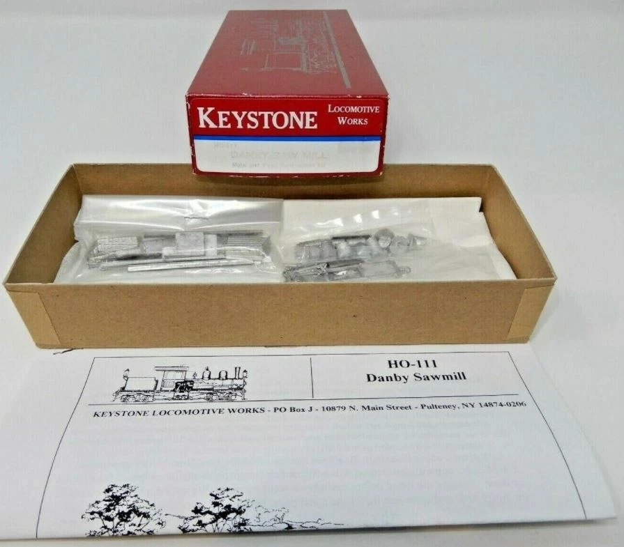 Keystone Locomotive HO-111 Danby Saw Mill Metal & Wood Construction Kit - Image 1 of 1