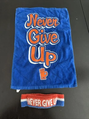 John Cena Never Give Up Towel , Headband, Wrist Band - Image 1 of 4