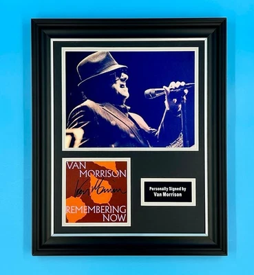 Van Morrison Signed Photo Framed & COA Autograph Auto Remembering Now Poster - Image 1 of 4
