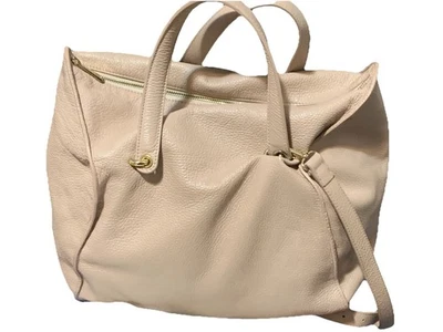 Bolso de mano de cuero LAURA Di MAGGIO Hobo/2 way/ Bolso de hombro en rosa Italia Foto 1 de 4