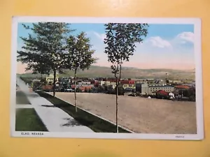 Elko Nevada cartolina vintage vista aerea - Foto 1 di 2