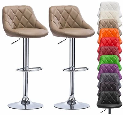 2er Barhocker Barstuhl Tresenhocker Höhenverstellbar Loungesessel Küchenhocker - Bild 1 von 4
