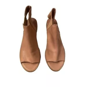 Coolway Women's Open Toe Gladiator Boho Sandals Leather Tan Size 41 - Imagen 1 de 6