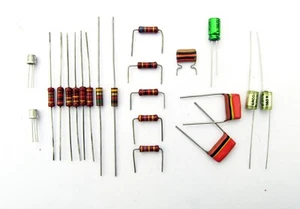 Wah Vox 848 Clyde mcCoy 1/2W ORIGINAL KIT Piher Allen Bradley BC109B 2N5172 - Picture 1 of 3