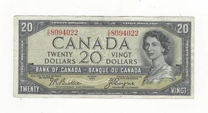1954 BOC BC-33b, $20 Bea/Coy SN# C/E 8094022 Devil's Face - Picture 1 of 2
