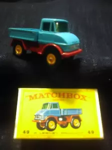 1960's,No.49 Unimog, Matchbox In Original Box. - Picture 1 of 8