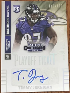 2014 Panini Contenders Playoff Ticket Autograph Timmy Jernigan #180 #’d /199 - Picture 1 of 2