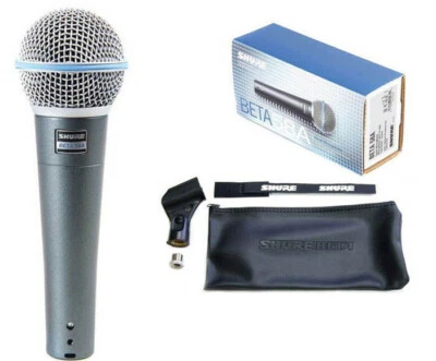Shure BETA 58A Professional Studio Supercardioid Dynamic Vocal Mic Microphone - Image 1 of 4