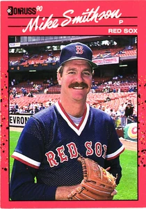 1990 - Donruss -- MIKE SMITHSON -- Card # 464 -- Boston Red Sox - Picture 1 of 2