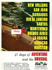 DELTA LINE 47 GIORNI DI AVVENTURA E L'INSOLITO DA NEW ORLEANS BUENOS AIRES ANNUNCIO - Foto 1 di 1