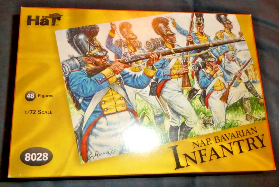 HaT, наполеоновская баварская пехота, 8028, масштаб 1:72, набор моделей фигурок, - Изображение 1 из 1