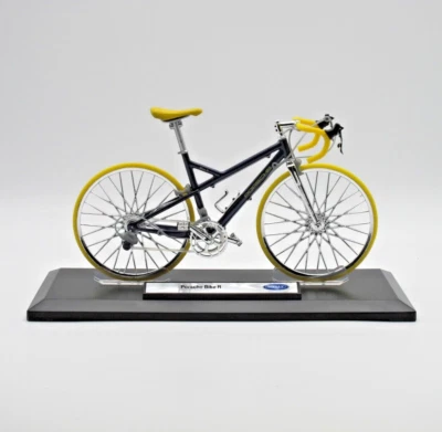 Bicicletta Porsche Bike R Viola Metallo & Gialla Scala 1/10 -welly 12265 - Immagine 1 di 2