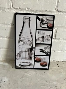 Coca Cola Vintage Style Tin Metal Bar Sign Poster Man Cave Collectible New - Picture 1 of 37
