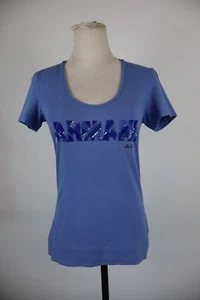 AJ ARMANI JEANS Women's Casual Vintage T-Shirt Cotton Size M - Picture 1 of 7