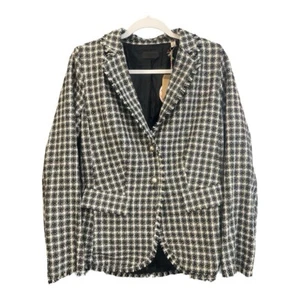 Umgee Plaid Tweed Preppy NWT Blazer Clueless Size Medium - Picture 1 of 6