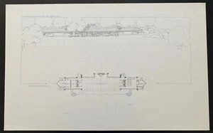 BAUPLÄNE & ENTWÜRFE VON FRANK LLOYD WRIGHT WASMUTHPLATTE 53 FLUSSWALD - Bild 1 von 6