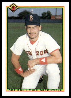 Mike Greenwell #274 1990 Bowman  Boston Red Sox - Image 1 of 2