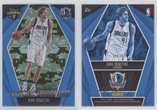 2016 Panini Totally Certified Franchise Foundations Camo /25 Dirk Nowitzki HOF