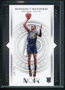 2022-23 BENNEDICT MATHURIN 24/99 PANINI NOIR ROOKIE RC #173 ICON EDITION