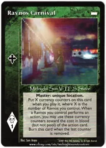 Ravnos Carnival Lords of the Night V:TES VTES Vampire CCG - Foto 1 di 1