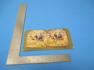 1905 Stereoview T.W.Ingersolle #125 Chinese Coolies Taking It Easy - Bild 1 von 2